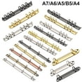 thumbnail image 6 of Office Supplies Colorful DIY Notepad Metal Accessory Ring Binder Loose-leaf File Folder Notebook Binding Hoops Binder Clip A7-SILVER, 6 of 8