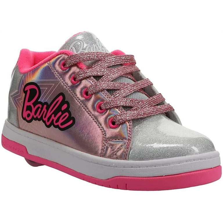 Barbie Kids' Barbie High Top Sneaker Little Kid Shoes (Pink/Silver) - Size 11.0 M