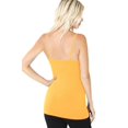 thumbnail image 6 of Womens Seamless Nylon Solid Cami Long Tank Top, 6 of 7