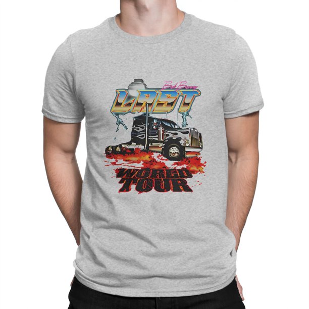 Camiseta de algodón puro con la última gira del mundo, camiseta vintage de manga corta y cuello redondo, regalo de cumpleaños.
