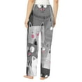 thumbnail image 3 of Xecao Cats Group Women's Straight Lounge Pajama Pants: The Epitome of Relaxed Sleepwear, 3 of 9