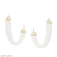 thumbnail image 3 of Indian Bahubali Style Long Tassel With Multiple Jhumki Jhumka Earring & Back Hair Chain For Women, 3 of 3