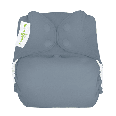 bumGenius Freetime All-In-One One-Size Stay-Dry Cloth Diaper - Armadillo (fits babies 8-35 (Best One Size Cloth Diapers)