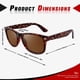 thumbnail image 5 of Gafas de Sol Polarizadas Retro Cuadradas UV400 para Hombre y Mujer Sunier, 5 of 6