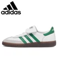 thumbnail image 3 of Las zapatillas de skate para hombre y mujer Adidas Originals Handball Spezial son cómodas, antideslizantes y resistentes al desgaste en marrón y rojo, 3 of 5