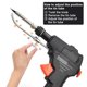 thumbnail image 1 of Kit de pistola de soldadura Soldador de mano de alimentación automática de 60 W negro de la UE Sywqhk Para estrenar, 1 of 5