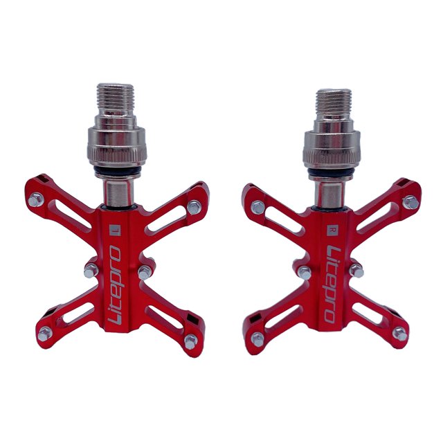 Pedales de liberación rápida de bicicleta resistentes y ligeros 1 par de pedales de de bicicleta para ciclismo de montaña jo Baoblaze Pedal de bicicleta ligero