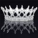 thumbnail image 2 of Crystal Vintage Royal Queen King Tiara y Crown Pageant Prom Crown Wedding Hair Accessories brillar Electrónica, 2 of 3