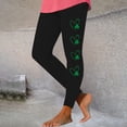 thumbnail image 2 of hotojiny St. Patrick's Day Leggings for Women Fashion Heart Print Yoga Pants Casual High Waisted Slim Workout Pants, 2 of 4