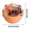 thumbnail image 3 of Binmer Ice Tray With Lid Food Grade Homemade Ice Box Home Refrigerator Storage Box, 3 of 5