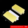 thumbnail image 1 of Wholesale Premium Thickened Golden Card Paper Cake Pads - Lightweight, Durable Triangular & Rectangular Small Size Baking Supports for Mousse, Crepe Cakes - 100 Pieces per Pack, Easy to Clean &, 1 of 6