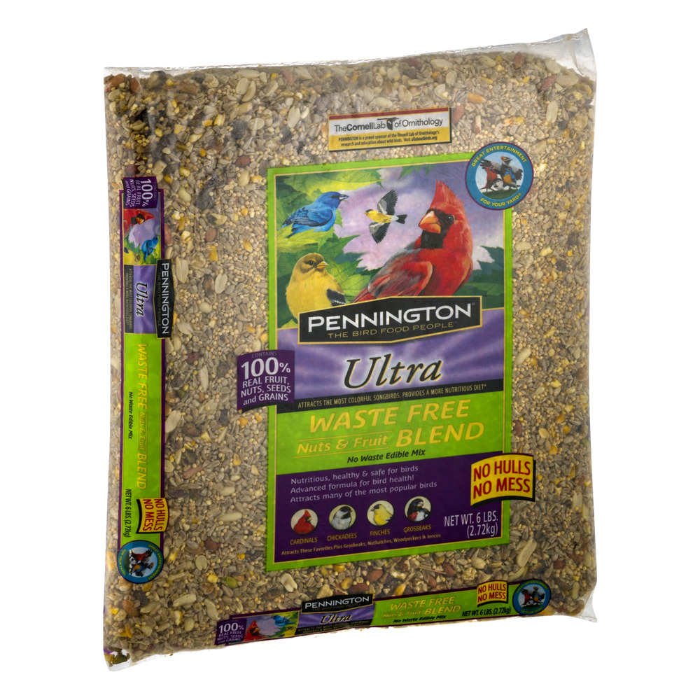 3pk Pennington Wild Bird Feed and Seed Ultra Nuts and Fruit Waste Free