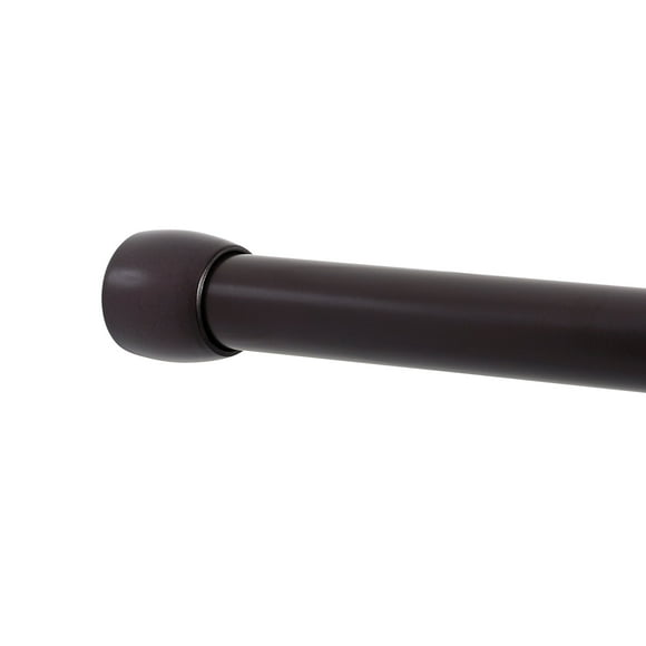 Zenna Home 76B1ALHB Tringle de Douche en Aluminium NeverRust, 48 à 76 Pouces, Bronze