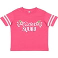 thumbnail image 3 of Inktastic Sister Squad with Pink Flowers Boys or Girls Toddler T-Shirt, 3 of 5