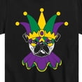 thumbnail image 3 of Instant Message - Mardi Gras Pug - Toddler & Youth Short Sleeve Graphic T-Shirt, 3 of 6