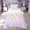 Purple A, variant on meiyoeat Gold R Monogram Twin Duvet Cover for Kids Girls Women, Purple Stripes Twin Bedding for Bedroom, Reversible, 2 Pieces