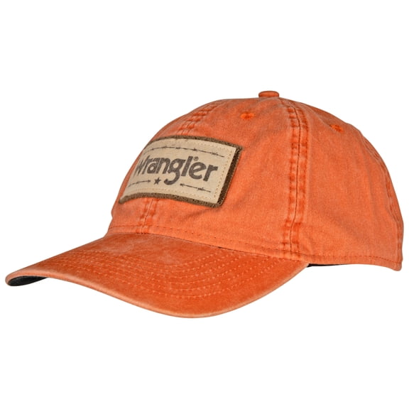 Outdoor Cap WRA-104 Wrangler Patch Logo Cap, Orange, One Size Fits Most
