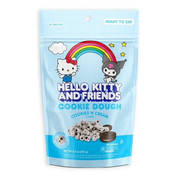 Hello Kitty and Friends Cookie Dough Cookies n Cream Flavor 8.5 oz