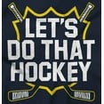 thumbnail image 2 of Let's Do That Hockey Sports Zip Up Hoodie Men's Women's Brisco Brands X, 2 of 6