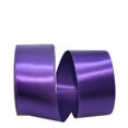 thumbnail image 1 of Reliant Ribbon 5000-064-16K 2.25 in. 50 Yards Double Face Satin Allure Ribbon, Purple, 1 of 2