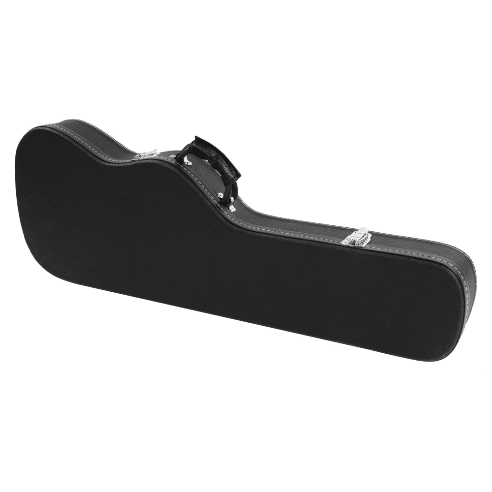Tcbosik Electric Guitar Hard Case, Hard-Shell Protective Carrying Case with Lock for GST/GTL Style, Black