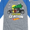 thumbnail image 3 of Hot Wheels - Tis The Season - Toddler & Youth Raglan Graphic T-Shirt, 3 of 4
