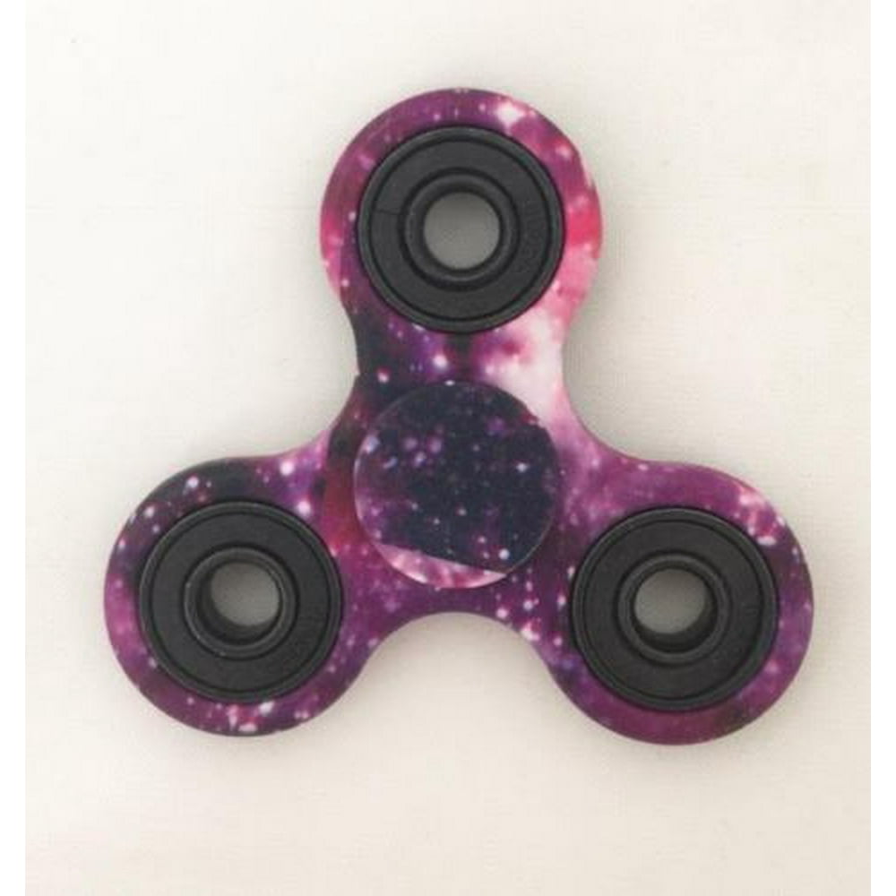 Tri Hand Spinner Fidget Spinners Galaxy Splatter Paint Limited Design