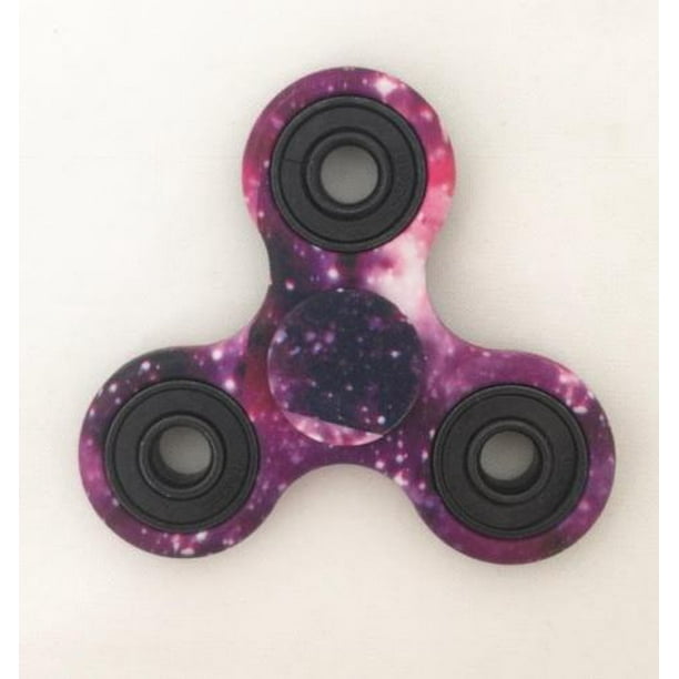 Tri Hand Spinner Fidget Spinners Galaxy Splatter Paint Limited Design Toy Stress Reducer Ball Bearing May Help With Add Adhd Anxiety And Autism Adult Children Walmart Com Walmart Com