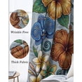 thumbnail image 3 of Boho Colorful Floral Kitchen Curtains Spring Flowers Vintage Abstract Art Cafe Short Curtains for Bathroom Blackout Window Curtain Small Window Treatment Drapes for Bedroom Living Room 52"x45"x2, 3 of 9