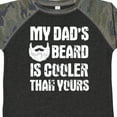 thumbnail image 4 of Inktastic My Dad's Beard is Cooler Than Yours in White Boys Toddler T-Shirt, 4 of 5