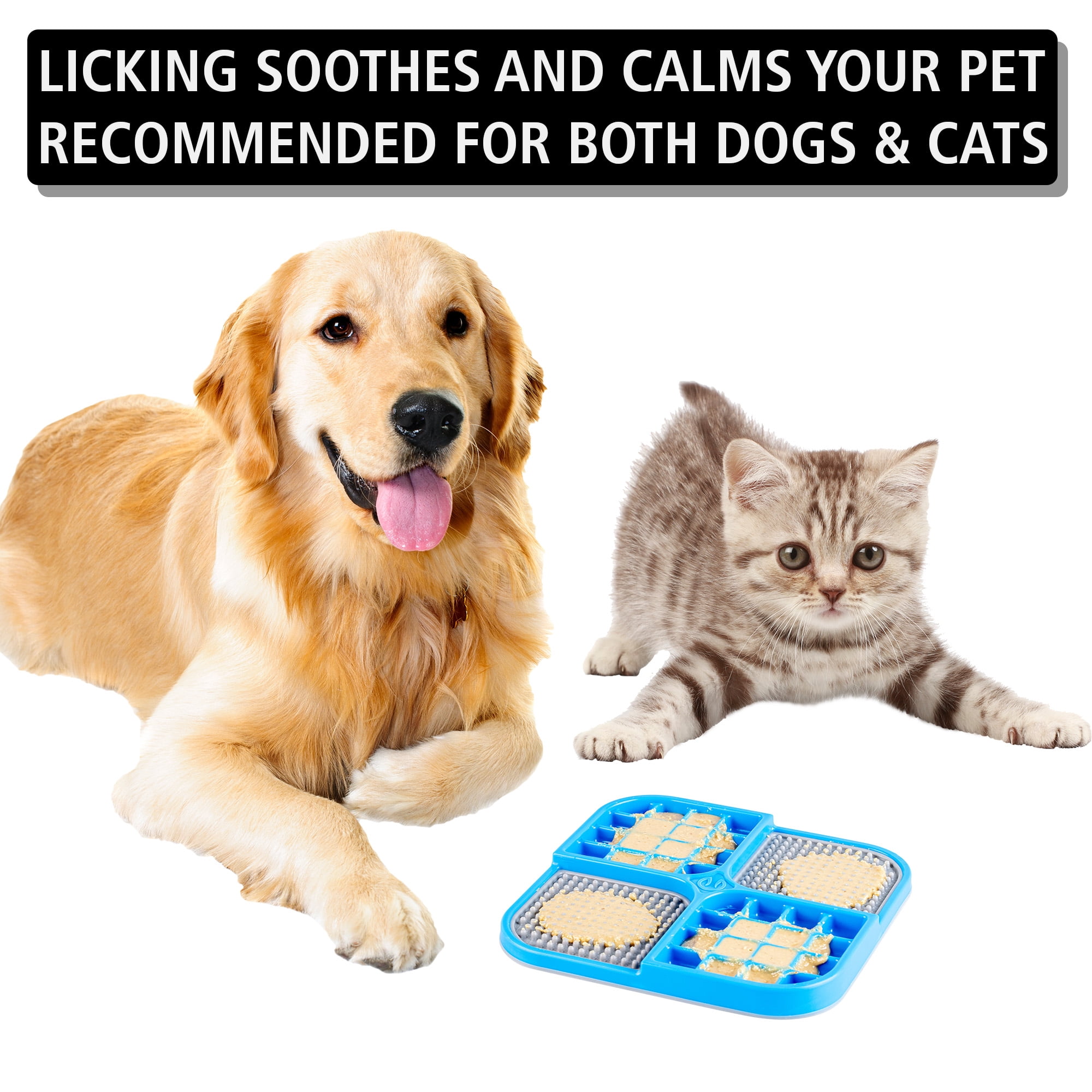 PetZone Boredom Buster Licking Mat For Dogs Dog Toy- Duo
