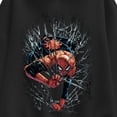 thumbnail image 2 of Marvel - Spider-Man Webs Render - Women's Oversized Fleece Hoodie Sweatshirt, 2 of 4