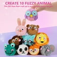 thumbnail image 6 of Pom Pom Craft Kit - Animal Art and Craft Project - DIY Plush Crafts for Kids, Toddler Art Activity Christmas Gift for Little Boys & Girls Ages 4 5 6 7 8, 6 of 7