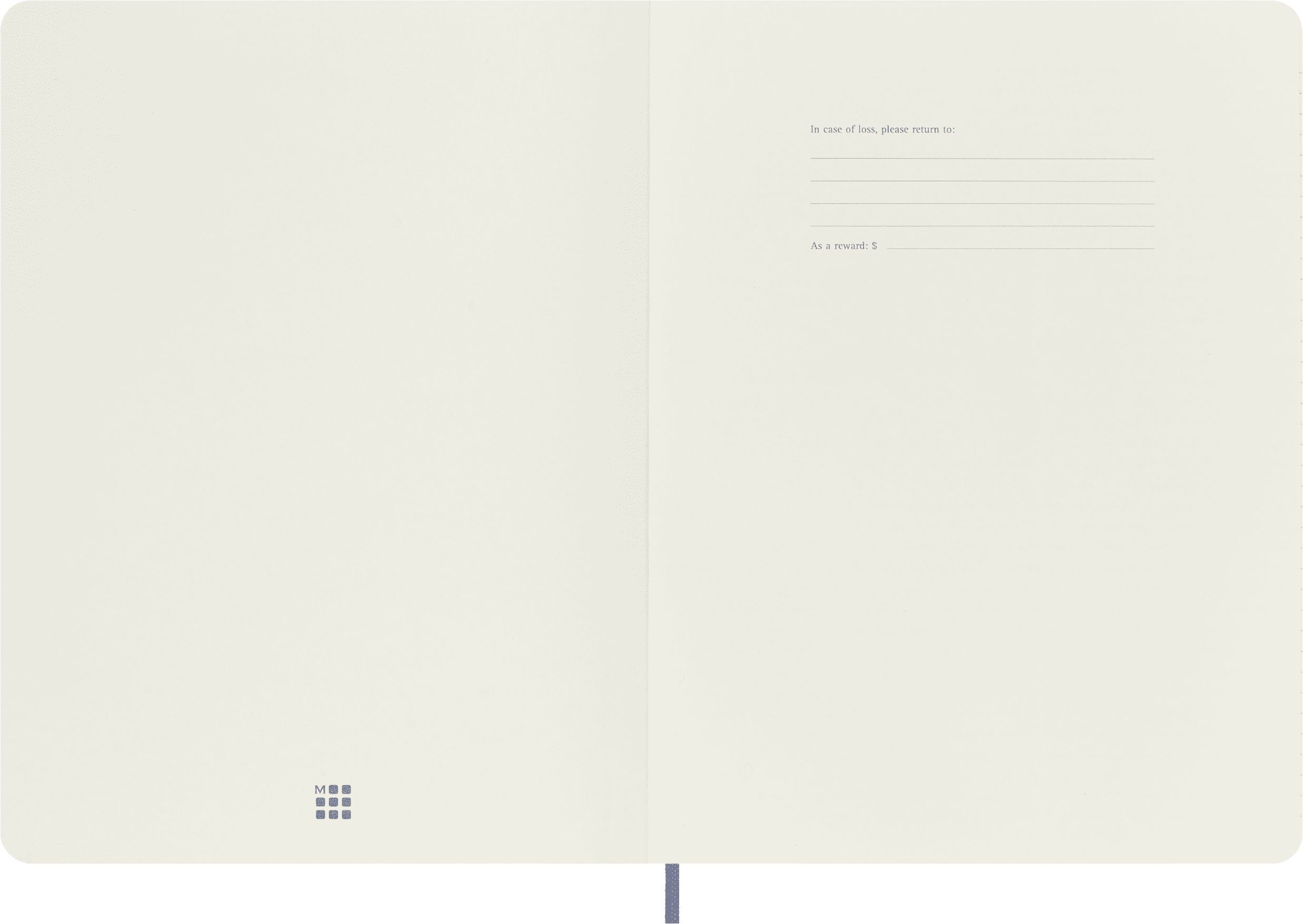 Moleskine Classic&nbsp; Notebook, Soft Cover, XL (7.5" x 9.75"), Ruled, Hydrangea Blue