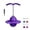 Purple, variant on Balance Jumping Ball,2026 Upgraded Non-Slip Jumping Balance Board with Handle and Balls Pump for Adults & Kids,Indoor & Outdoor Fun,Perfect for Balance,Coordination, And Fitness