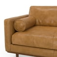 thumbnail image 4 of Morrison 89 inch Wide Mid-Century Modern Sofa in Sienna Top Grain Genuine Leather, 4 of 12