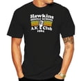 thumbnail image 2 of Camiseta del Club AV de la escuela secundaria Hawkins, camiseta del Club AV hawkins once netflix, extraño, cosas de Dustin, mike lucas, 2 of 5
