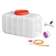 thumbnail image 2 of Contenedor de almacenamiento de agua potable, cubo horizontal reutilizable multiusos blanco 275 kg, 2 of 9