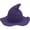 purple, variant on Wiywef Wool Knitted Witch Hat Foldable Brim Pointed Wizard Cap