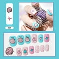 thumbnail image 4 of Mcolor 24Pcs Press on Nails for Kids Children Acrylic Fake Nails Pre-glue Full Cover Cute Cartoon Short False Nail Art Kits Sets Gifts for Kids Girls, 4 of 9