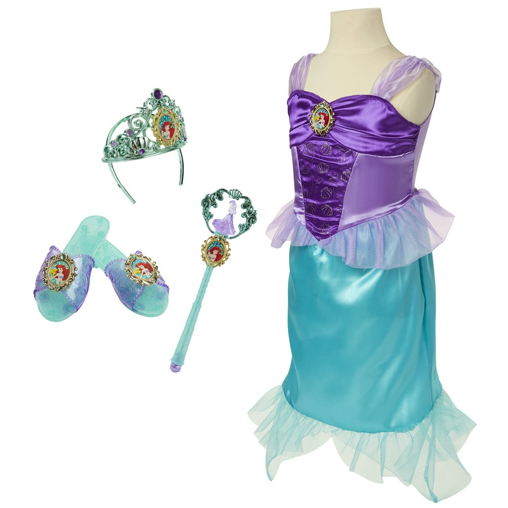 Disney Princess Ariel Tiara to Toe Dress Up Set includes