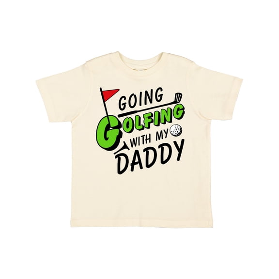 Inktastic Going Golfing with My Daddy Kids Golf Boys or Girls Toddler T-Shirt