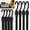 Black, variant on Long Bungee Cords with Hooks, Heavy Duty Bungee Cords, Dolly Straps, Elastic Tie Down Straps, Moving Rope, Rope with Hook, Soga Para Amarrar, Flat Rubber, Truck, Outdoor, 48 Inch, 4FT, 4 PK