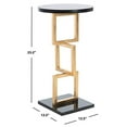 thumbnail image 4 of Safavieh Table d'Appoint en Fer et Marbre Cassidy en Or et Noir, 4 of 4