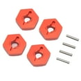 thumbnail image 2 of Adaptador de cubo hexagonal de rueda RC, piezas de acoplador hexagonal de aleación de aluminio para coche Traxxas E Revo 1/16 RC, 4 Uds., 2 of 8