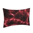 thumbnail image 2 of Balery Red Line Pillow Covers,Bed Pilowcases,Reversible Plush Throw Pillow Covers End Pillow Encasement,Pillow Case - 14"X20", 2 of 9