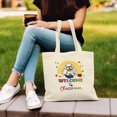 thumbnail image 3 of Welcome to Bichon Frise Classroom Teacher Dog Mom Canvas Tote Bag Bichons Dog Lovers Gifts Idea Reusable Shopping Grocery Bag - 02015, 3 of 5