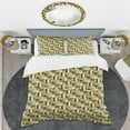 thumbnail image 2 of Designart 'Retro Polka Dots I' Mid-Century Modern Duvet Cover Set, 2 of 4