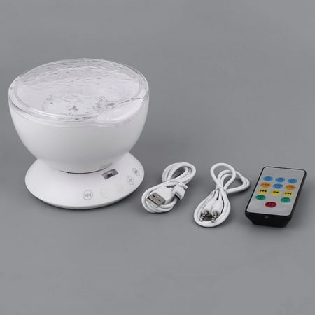 

Ocean Wave Projector Light with Remote Control TF Card Music Play Night Light