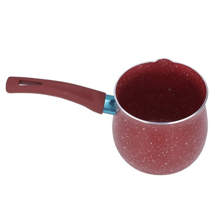 

Mini Coffee Pot Milk Pan Eco Friendly Non For Kitchen Red